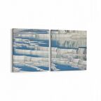 Olla 14369K2Y Doğa / Manzara Görseli Kare 2'li Yatay Kanvas Tablo (Ölçü: 125X60)