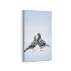 Olla 12521DD Hayvanlar Alemi Görseli Dikey Dar Kanvas Tablo (Ölçü: 40X80)