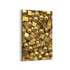 Olla 10019D Abstract 3 Boyut Görsel Dikey Kanvas Tablo (Ölçü: 60X90)