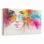 Olla 16323Y Kuaför / Berber Görseli Yatay Kanvas Tablo (Ölçü: 45X30)