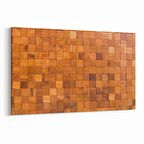 Olla 12000Y Ahşap Desen Görseli Yatay Kanvas Tablo (Ölçü: 45X30)