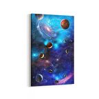 Olla 17631D Uzay Görseli Dikey Kanvas Tablo (Ölçü: 60X90)