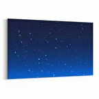 Olla 14747Y Gece Gökyüzü Görseli Yatay Kanvas Tablo (Ölçü: 120X80)