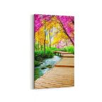 Olla 13359DD Doğa / Manzara Görseli Dikey Dar Kanvas Tablo (Ölçü: 40X80)