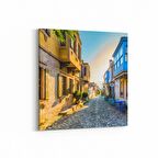 Olla 18036K Yapı Görseli Kare Kanvas Tablo (Ölçü: 60X60)