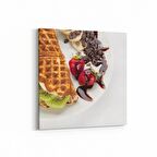 Olla 15268K Gıda Görseli Kare Kanvas Tablo (Ölçü: 30X30)