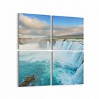 Olla 13399K4 Doğa / Manzara Görseli Kare 4'lü Kanvas Tablo (Ölçü: 65X65)