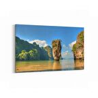 Olla 16635Y Kumsal / Sahil Görseli Yatay Kanvas Tablo (Ölçü: 70X50)