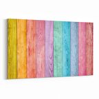 Olla 12038Y Ahşap Desen Görseli Yatay Kanvas Tablo (Ölçü: 150X100)