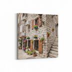 Olla 17965K Yapı Görseli Kare Kanvas Tablo (Ölçü: 25X25)