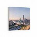 Olla 18762K4 Yapı Görseli Kare 4'lü Kanvas Tablo (Ölçü: 65X65)