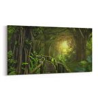 Olla 14108YD Doğa / Manzara Görseli Yatay Dar Kanvas Tablo (Ölçü: 60X30)