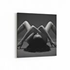 Olla 17034K Model / Manken Görseli Kare Kanvas Tablo (Ölçü: 30X30)