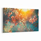 Olla 11653Y Orkide Çiçek Görseli Yatay Kanvas Tablo (Ölçü: 120X80)