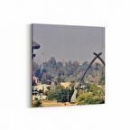 Olla 18625K Yapı Görseli Kare Kanvas Tablo (Ölçü: 30X30)