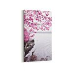 Olla 13184DD Doğa / Manzara Görseli Dikey Dar Kanvas Tablo (Ölçü: 60X120)