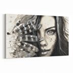 Olla 16319Y Kuaför / Berber Görseli Yatay Kanvas Tablo (Ölçü: 45X30)