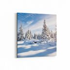 Olla 14174K Doğa / Manzara Görseli Kare Kanvas Tablo (Ölçü: 25X25)