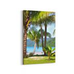 Olla 16606D Kumsal / Sahil Görseli Dikey Kanvas Tablo (Ölçü: 100X150)