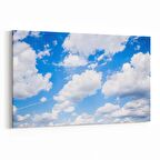 Olla 15630Y Gökyüzü Bulut Görseli  Yatay Kanvas Tablo (Ölçü: 150X100)