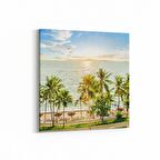 Olla 14394K Doğa / Manzara Görseli Kare Kanvas Tablo (Ölçü: 25X25)