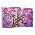 Olla 10616Y Ağaç Görseli Yatay Kanvas Tablo (Ölçü: 150X100)