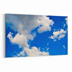 Olla 15669Y Gökyüzü Bulut Görseli  Yatay Kanvas Tablo (Ölçü: 120X80)