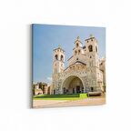 Olla 18542K Yapı Görseli Kare Kanvas Tablo (Ölçü: 100X100)