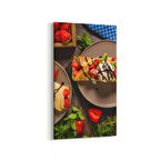 Olla 15208DD Gıda Görseli Dikey Dar Kanvas Tablo (Ölçü: 30X60)