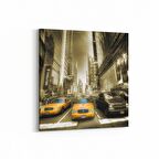 Olla 18524K4 Yapı Görseli Kare 4'lü Kanvas Tablo (Ölçü: 105X105)