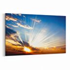 Olla 16121Y Günbatımı Görseli Yatay Kanvas Tablo (Ölçü: 30X20)