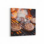 Olla 15220K Gıda Görseli Kare Kanvas Tablo (Ölçü: 100X100)