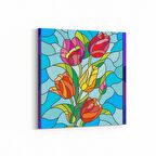 Olla 17800K Yağlı Boya Görseli Kare Kanvas Tablo (Ölçü: 25X25)