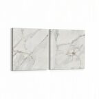 Olla 16665K2Y Mermer Desen Görsel Kare 2'li Yatay Kanvas Tablo (Ölçü: 145X70)