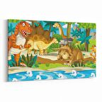 Olla 12767Y Çocuk Odası Görseli Yatay Kanvas Tablo (Ölçü: 150X100)