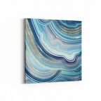 Olla 16675K Mermer Desen Görsel Kare Kanvas Tablo (Ölçü: 30X30)