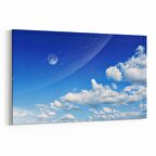 Olla 15549Y Gökyüzü Bulut Görseli  Yatay Kanvas Tablo (Ölçü: 120X80)