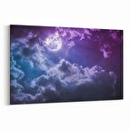 Olla 14650Y Gece Gökyüzü Görseli Yatay Kanvas Tablo (Ölçü: 150X100)