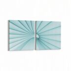 Olla 10274K2Y Abstract Girdap Görsel Kare 2'li Yatay Kanvas Tablo (Ölçü: 145X70)