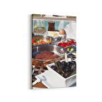 Olla 15173D Gıda Görseli Dikey Kanvas Tablo (Ölçü: 20X30)