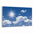 Olla 15785Y Gökyüzü Bulut Görseli  Yatay Kanvas Tablo (Ölçü: 45X30)