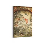 Olla 12427D Beton Görseli Dikey Kanvas Tablo (Ölçü: 100X150)