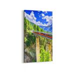 Olla 14437DD Doğa / Manzara Görseli Dikey Dar Kanvas Tablo (Ölçü: 30X60)