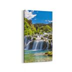 Olla 13993DD Doğa / Manzara Görseli Dikey Dar Kanvas Tablo (Ölçü: 60X120)