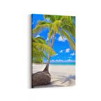Olla 16607D Kumsal / Sahil Görseli Dikey Kanvas Tablo (Ölçü: 60X90)