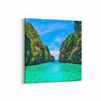 Olla 13906K Doğa / Manzara Görseli Kare Kanvas Tablo (Ölçü: 25X25)