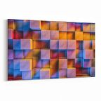 Olla 10044Y Abstract 3 Boyut Görsel Yatay Kanvas Tablo (Ölçü: 30X20)