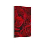 Olla 11557DD Çiçek Görseli Dikey Dar Kanvas Tablo (Ölçü: 60X120)