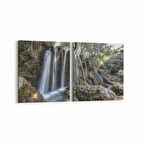 Olla 14441K2Y Doğa / Manzara Görseli Kare 2'li Yatay Kanvas Tablo (Ölçü: 145X70)