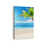 Olla 16572D Kumsal / Sahil Görseli Dikey Kanvas Tablo (Ölçü: 100X150)
